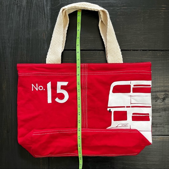 No. 15 Red Bus Tote Bag - Picture 5 of 6